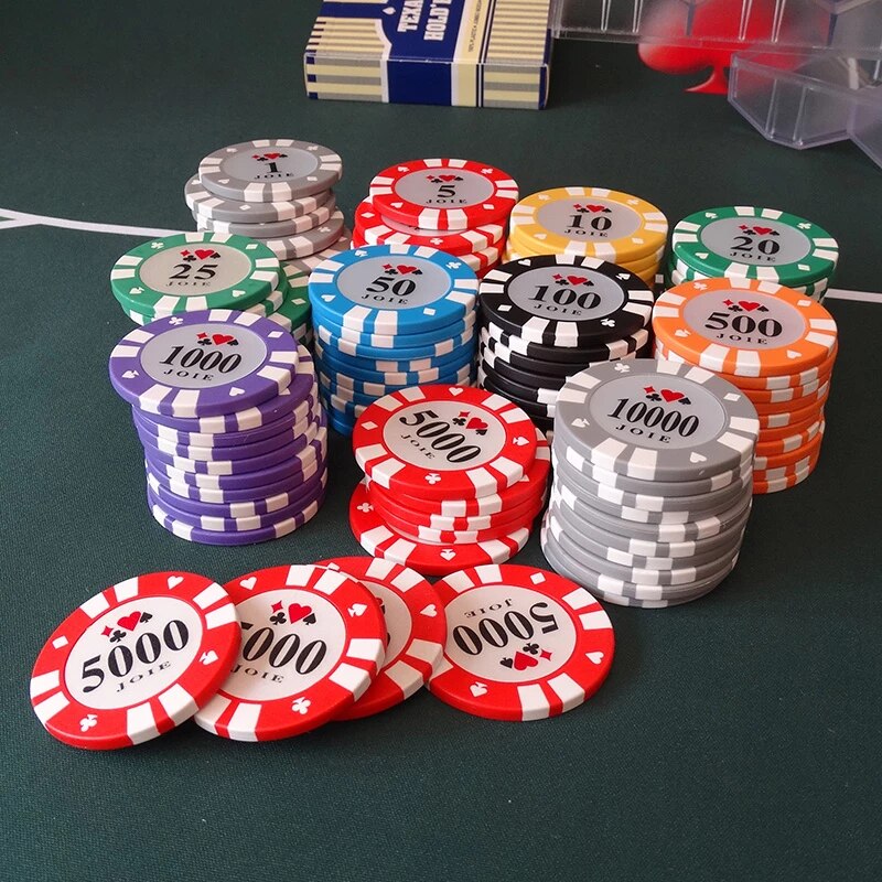 poker chips clay
